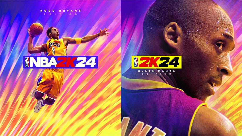 NBA／永遠傳奇黑曼巴！Kobe四登《NBA 2K》封面「噴汗身影」曝光
