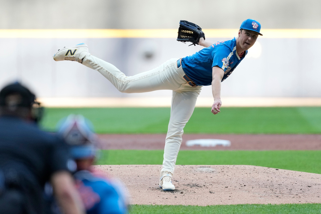 MLB(影)／大谷翔平爭賽揚獎對手！釀酒人火球男飆168公里速球締造百年罕見紀錄