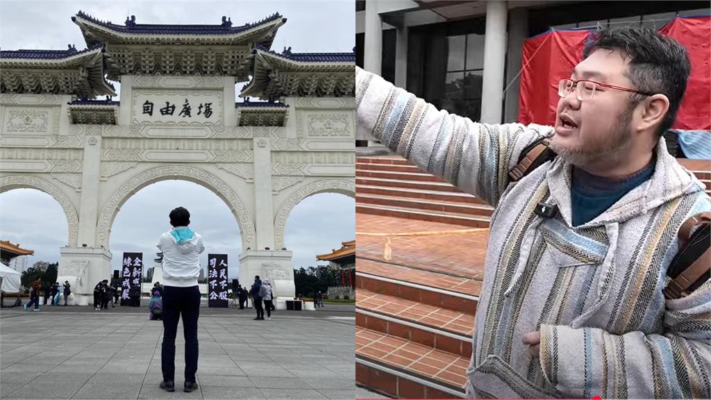 八炯「被點名成挺柯網紅」到場釘孤枝了!沿路遭狂噴1句…他驚:到底有多少人?