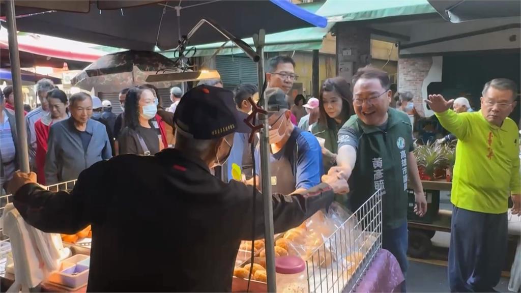 向鄉親拜早年!！黃彥毓拚連任　特邀郭玟成合體掃街