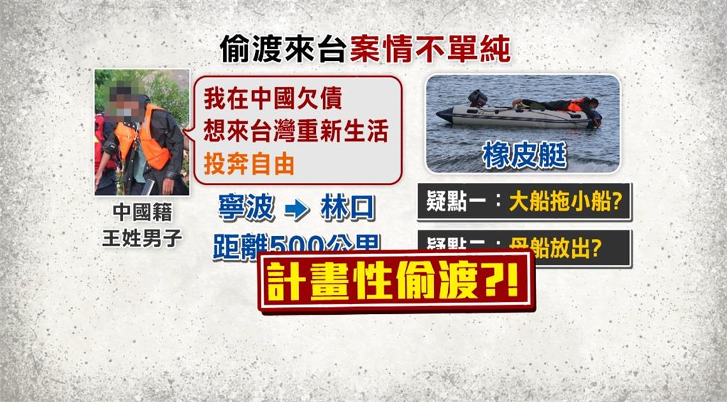 「浙江偷渡客」駕橡皮艇來台　投奔自由？動機這麼單純？