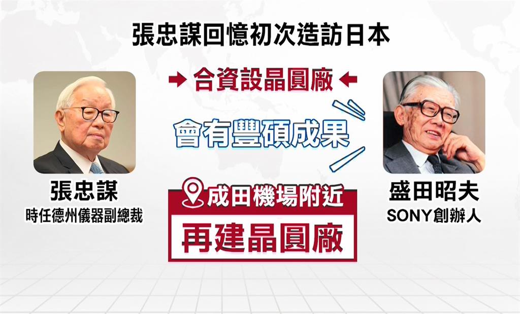 台積電熊本廠開幕 讓張忠謀回想50年前開始的情分