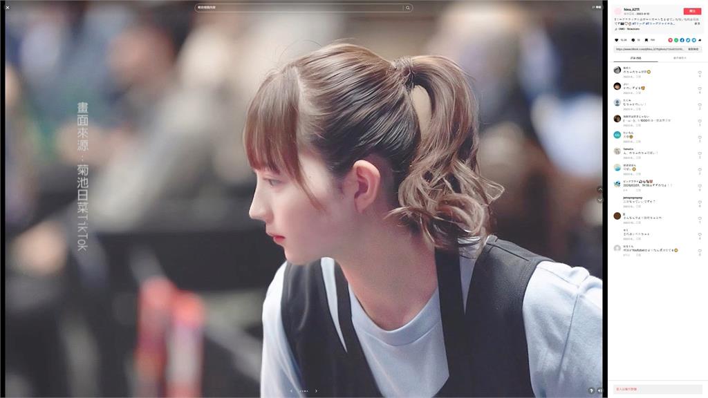 日媒報導：太可愛的桌球女孩　菊池日菜參賽照掀網友討論