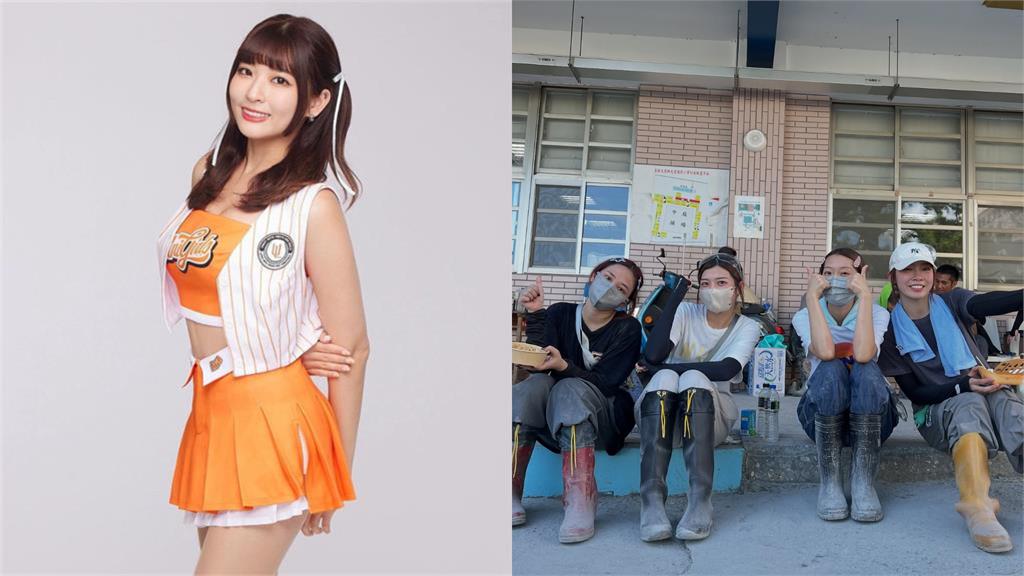 「南台最頂」啦啦隊奔花蓮救災中暑累倒　瑟七吐心聲曝災區慘況：去就對了！