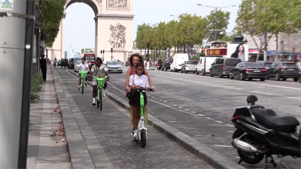 缺乏管制衍生亂象多　法國巴黎9/1起禁用共享電動滑板車