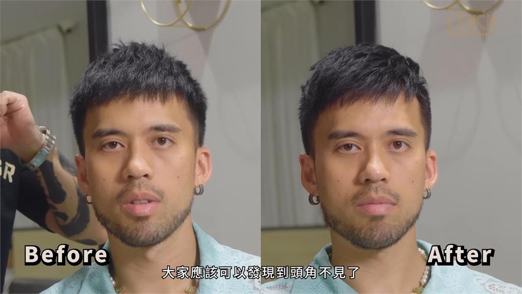 頭角不再阻礙帥氣! 理髮師示範修飾出立體五官