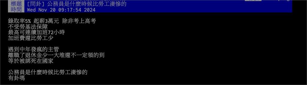 謝宜容「涉霸凌下屬」掀眾怒!他挖公務員4絕境「恐慘過勞工」兩派吵翻
