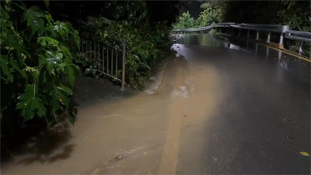高雄「8月雨狂下1712毫米」！　樹倒波及2車、步道泥流滾滾
