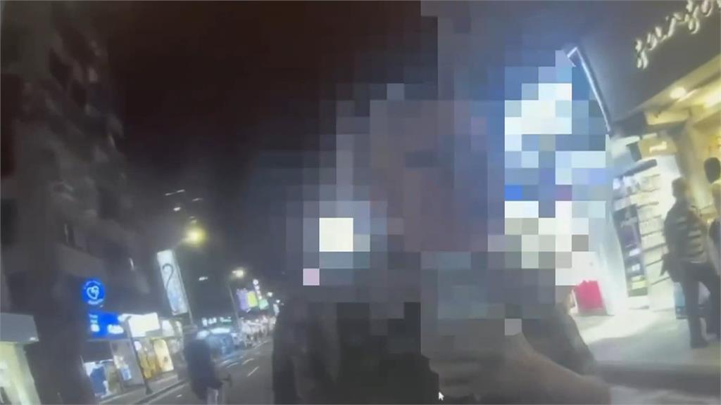 情侶酒後吵架!女報警求助 男友「肉身擋警車」挑釁