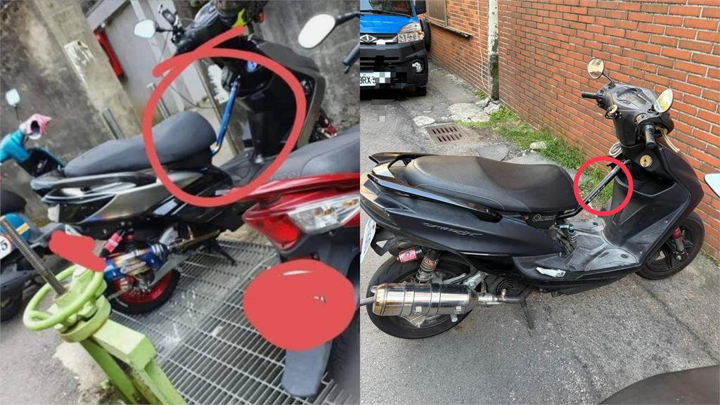 他問機車中間「卡一根桿子」功能？網歪樓爆笑留言　內行人曝真實作用