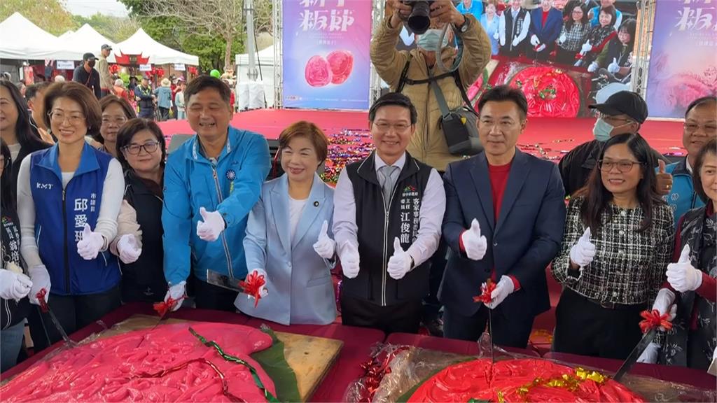 台中東勢新丁粄節登場　藍綠選將同場搶攻客家票