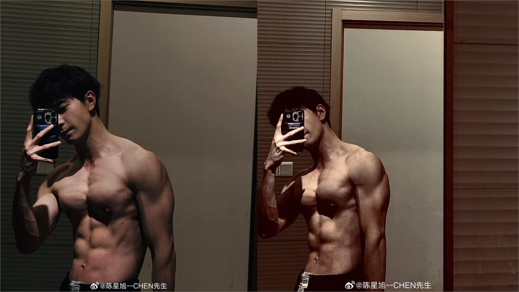 中國禁慾系男神「碗公型大巨肌」遭疑是假的!原圖瘋傳粉嚇爛 本人脫光驗身