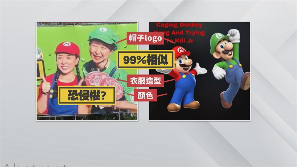 台南議員周麗津看版"模仿瑪利歐" 疑侵權不排除撤除