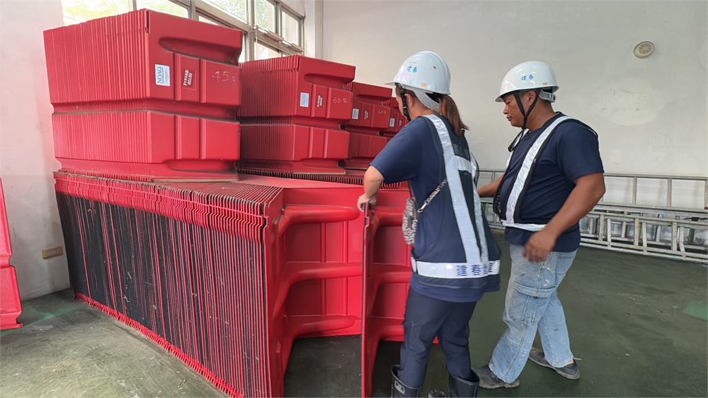 基隆「移動式擋水板」加強防颱 最高可檔50公分積水