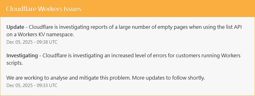 快訊／Cloudflare又當機！官方急曝「中斷原因」用戶傻眼：第二次了欸