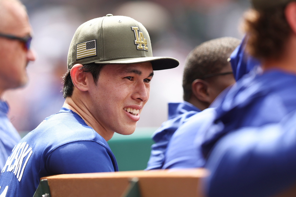 MLB(影)／佐佐木朗希解鎖隱藏彩蛋！首度在投手丘上聽英文版棒球歌感到新奇