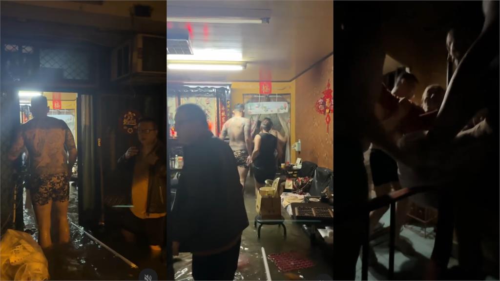 宜蘭淹水「阿嬤無力爬2F樓」!上空猛男團「划船神救援」孫女淚跪:好年輕人