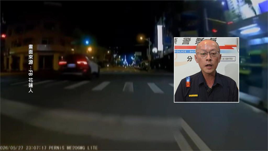 最壞示範!警車「飆速」險撞飛騎士 遭爆「趕著買鹹水雞」、分局調查將懲處