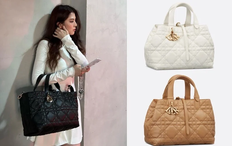 Jisoo機場穿搭搶先曬!Dior Toujours推全新直式托特包 「各尺寸分析+官網價格」整理