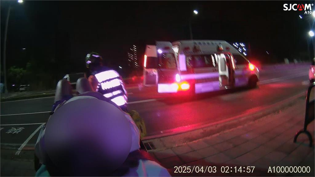 救護車變產房!台南產婦臨盆 救護員助接生女嬰