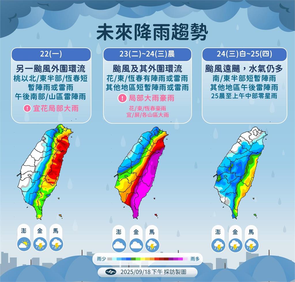 快新聞／米塔颱風生成了！氣象署曝影響時間　「這三天」要注意TD21