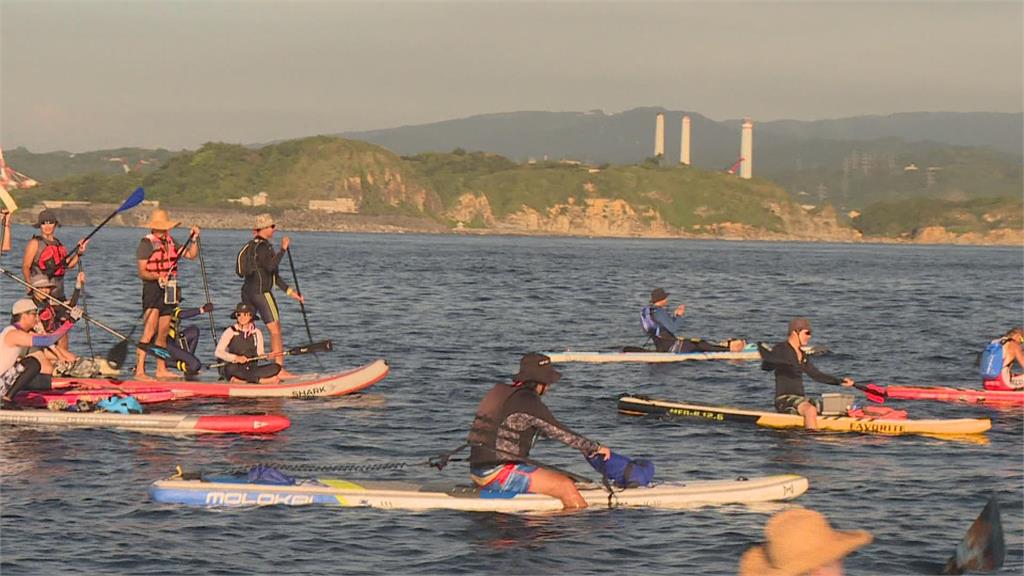 挑戰立槳17公里橫渡基隆嶼　推廣海洋永續思想