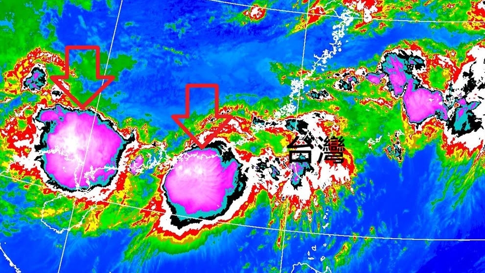 好不容易快出梅！鄭明典卻曬「紫爆雲團」示警：還好沒發展起來