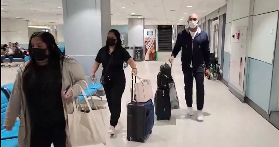 李維拉晚間返回紐約 豎大拇指讚:旅程非常棒!台灣謝謝你