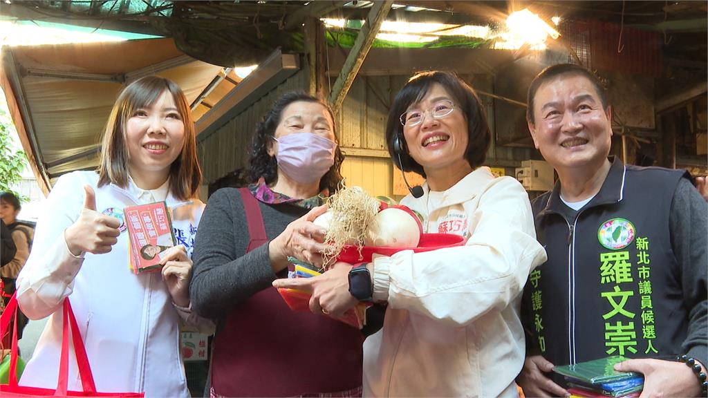 掃街兩樣情！　3攤商接力送禮蘇巧慧　黃國昌連3天挨嗆