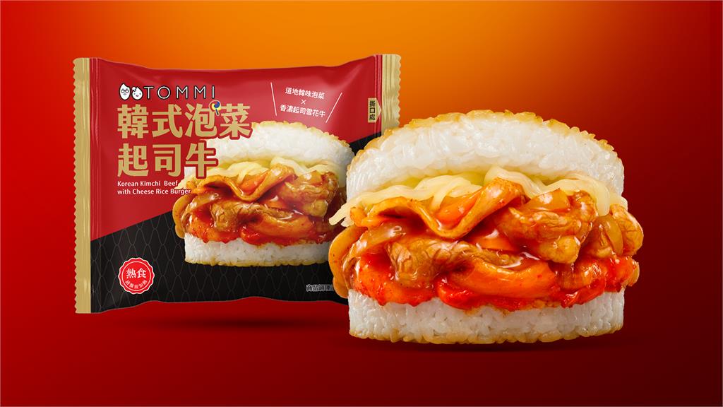 韓味爆擊全台!湯米「韓式泡菜起司牛米漢堡」7-11限定開賣掀起韓風熱潮