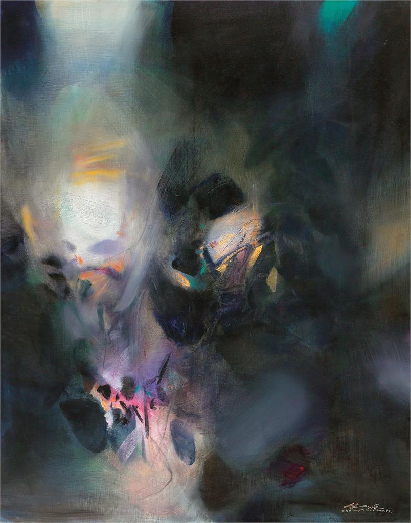 EAGLE ART SPACE「遇見不朽:當代藝術」 朱德群《深淵中的希望》登場
