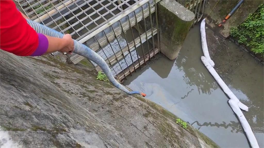 基隆河油污案抽水檢測 若10項水源標準合格將恢復抽水