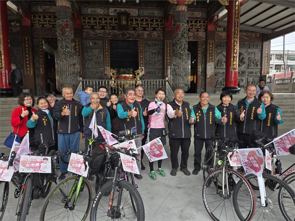 快新聞/正式獲提名參選台南市長!陳亭妃啟動「感恩溫暖鐵馬行」
