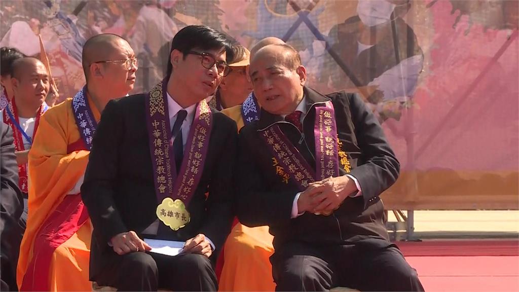 神明聯誼會高雄登場 侯友宜致詞遭嗆下台