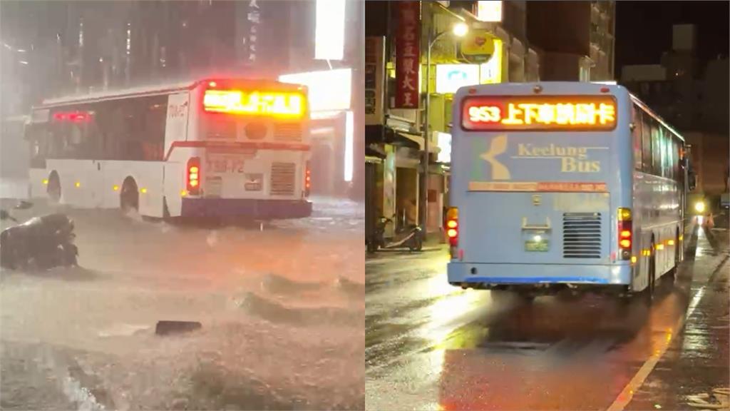 金山大淹水終於退了！大雨狂灌4小時「街道前後對比照」曝光