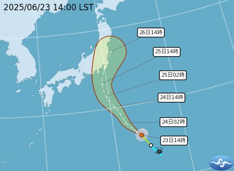 一堆人不知道!預報圖墨綠色圓圈「不是颱風變大」…氣象粉專揭真相
