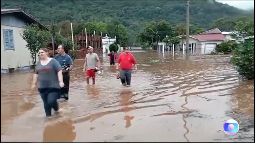 溫帶氣旋挾雨彈狂襲巴西　南大河省城鎮成汪洋至少36死
