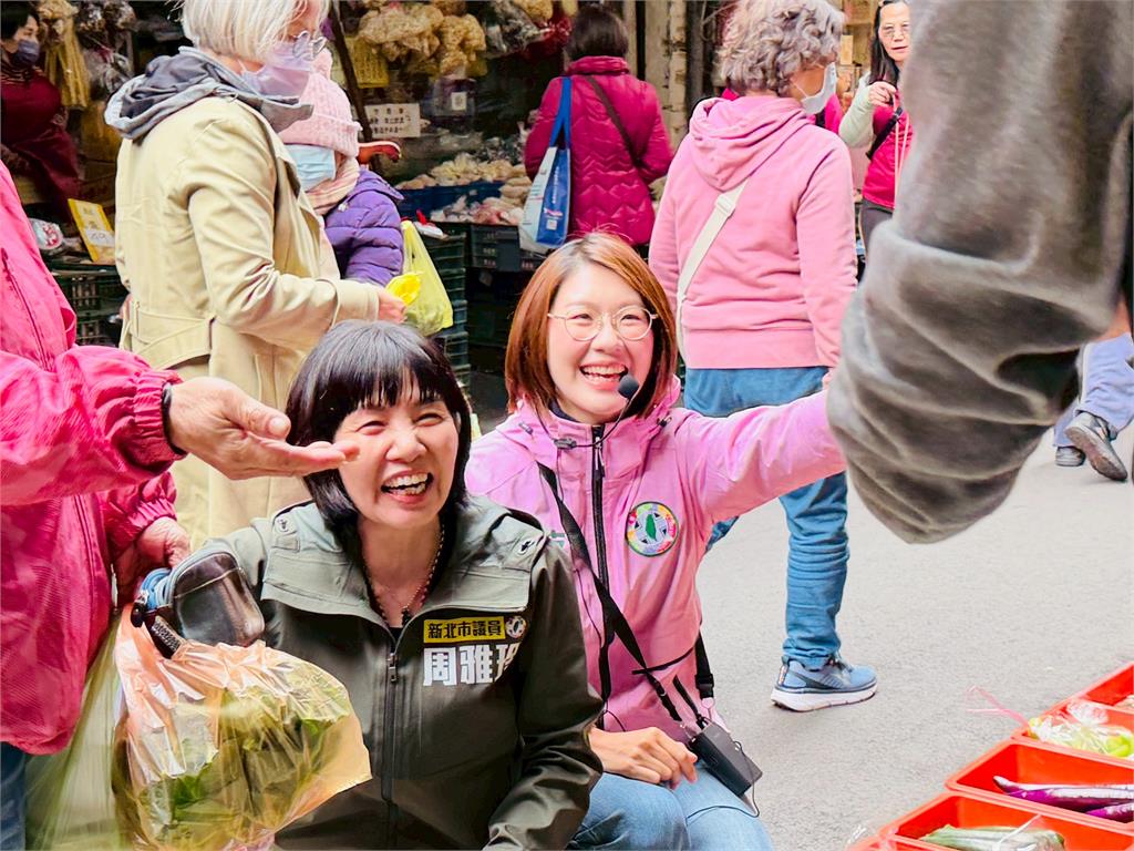 周雅玲唯一嚴選蔡美華!汐止雙市場掃街傳承「愛的延續」
