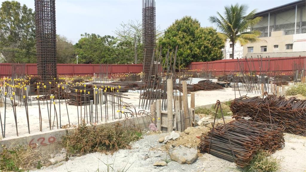 扯！台南楠西消防分隊新建工程　19根柱子16根蓋歪