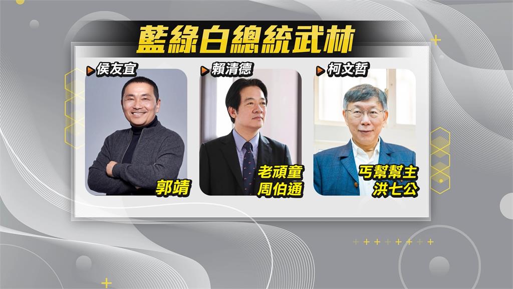 台灣總統大選武林登場　賴清德期許成為「周伯通」