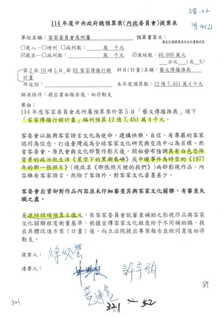 快新聞／藍砍客委會、公視預算　金鐘導演：不願看到台灣像中國自我審查