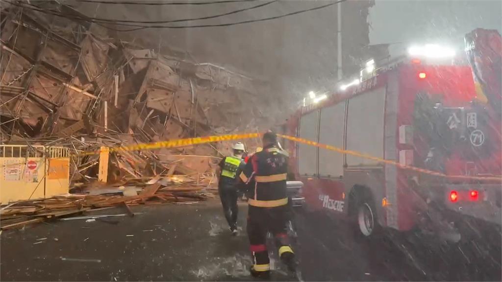 工地鷹架倒塌2死悲劇 福懋科技公司:停工進行清理復原