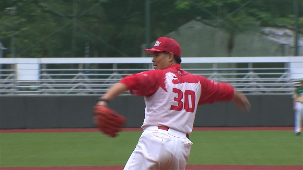 重回母校東園國小OB賽切磋球技 張奕:有信心擠進經典賽30人名單