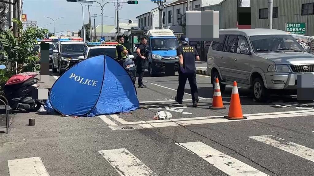 快新聞／嘉義民雄死亡車禍！8旬騎士遭大貨車輾斃「當場死亡」