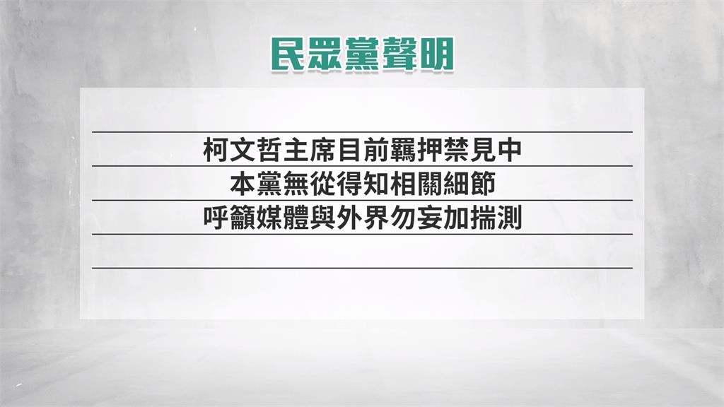 偵結方向不樂觀？　柯聲請解除禁止通信　北院未裁定