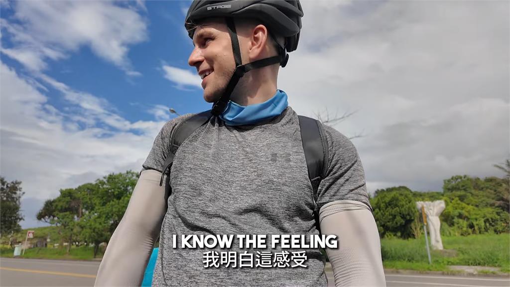 真的好友善！美國男單車環台遇熱情老闆　關店仍「請吃麻糬」讚：我愛台灣