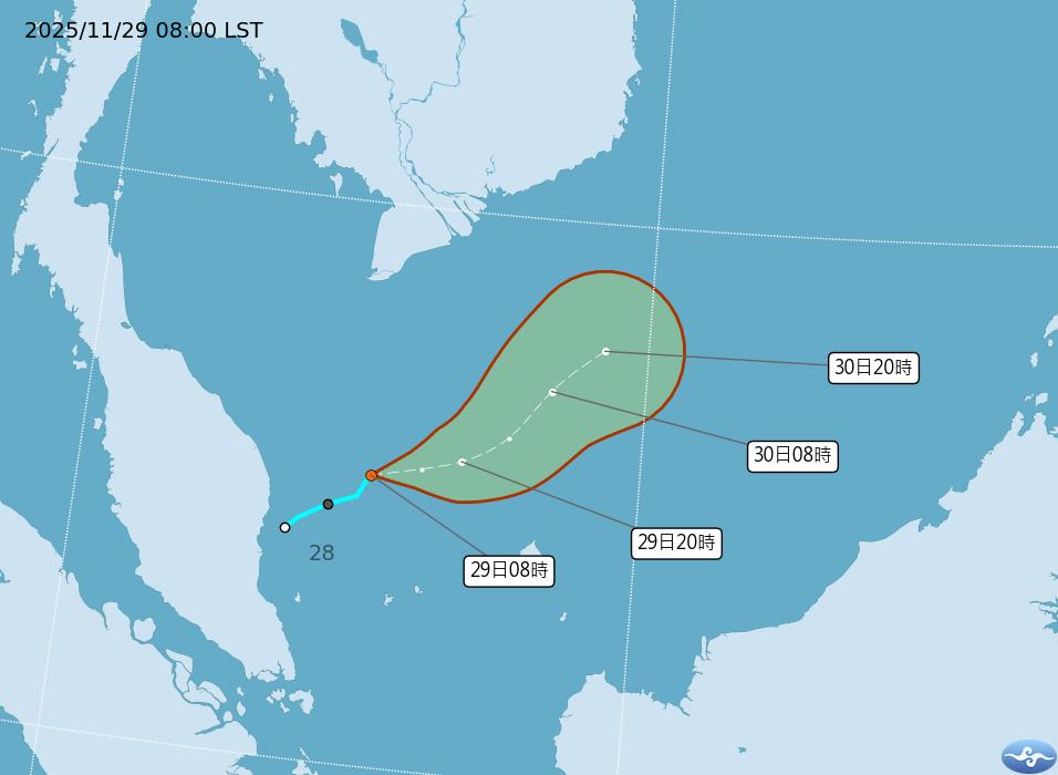 快新聞/天琴颱風、熱帶性低壓TD-31恐併流!專家曝颱風路徑走向