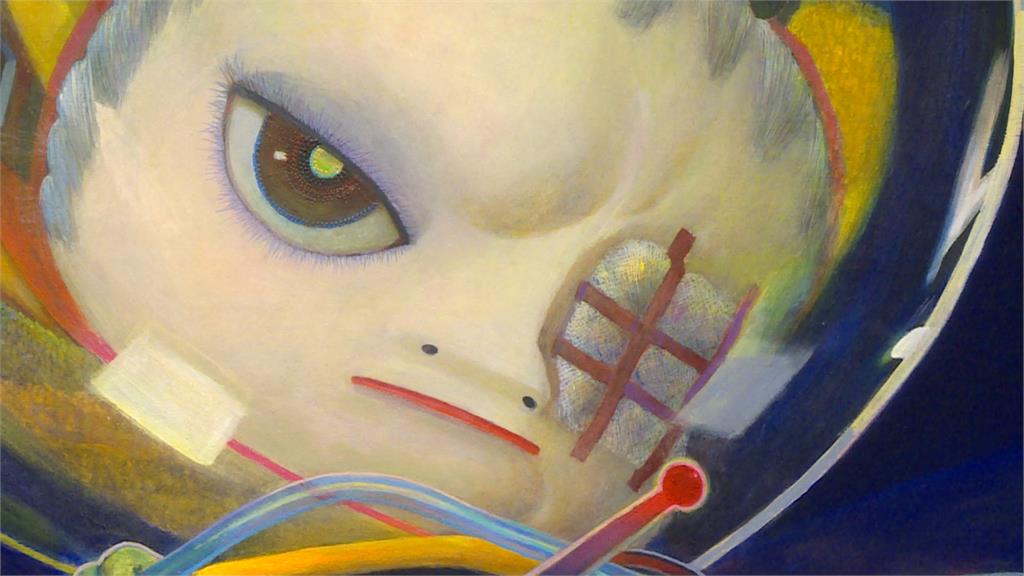 知名畫家「紅膠囊」特展 貓狗童趣畫作反思社會