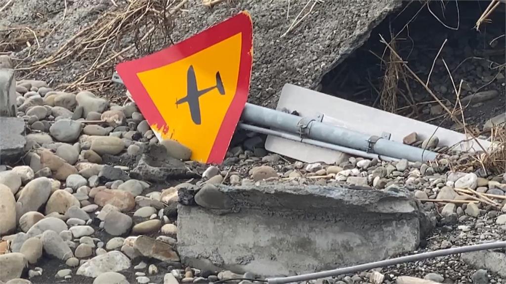 空拍慘況曝光! 彰化順風飛行場遭大水淹沒