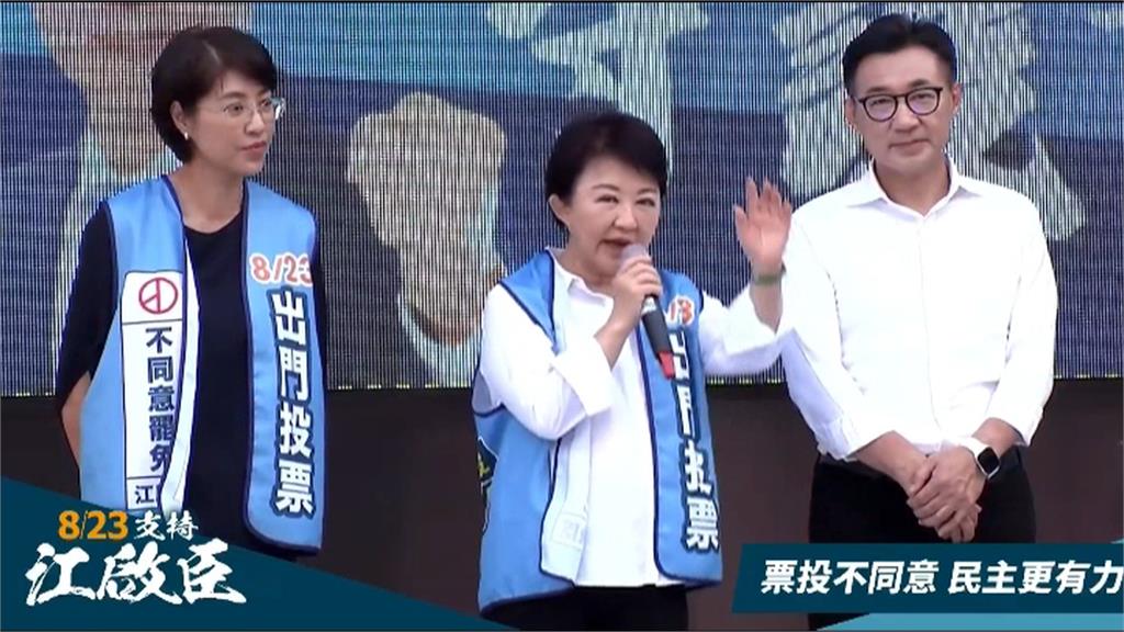 823大罷免倒數5天！　何欣純號召綠議員「民主大車掃」